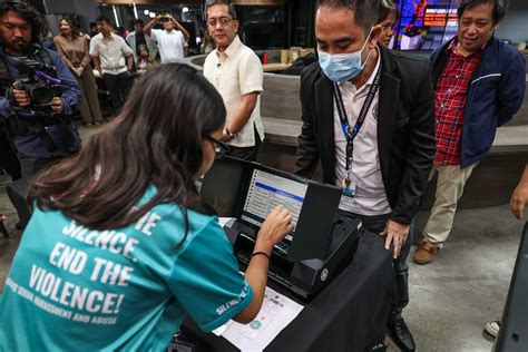 Arrival of Voting Count Machines of COMELEC from Barangay .